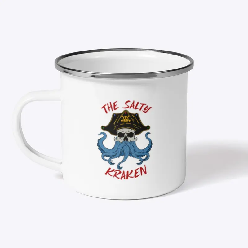 The Salty Kraken Camping Mug